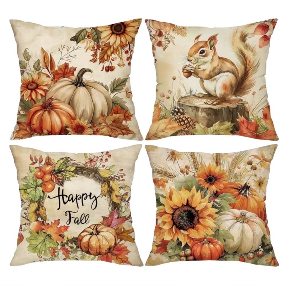 Rustic Fall Pillow Cover Set